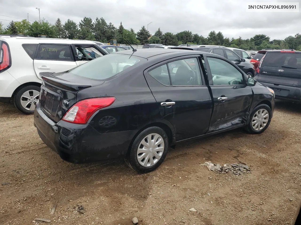 2017 Nissan Versa S VIN: 3N1CN7APXHL896991 Lot: 65921984