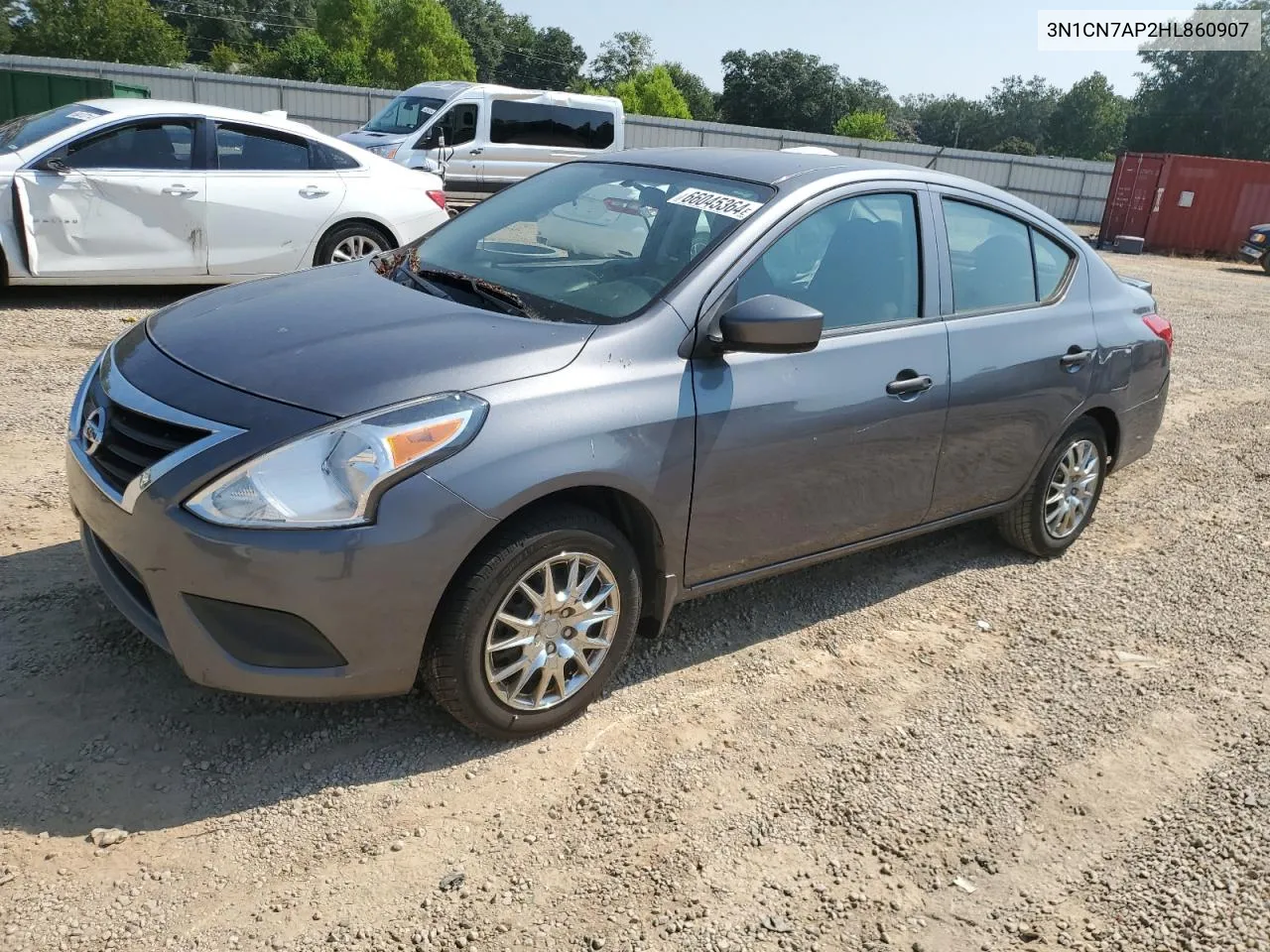 3N1CN7AP2HL860907 2017 Nissan Versa S