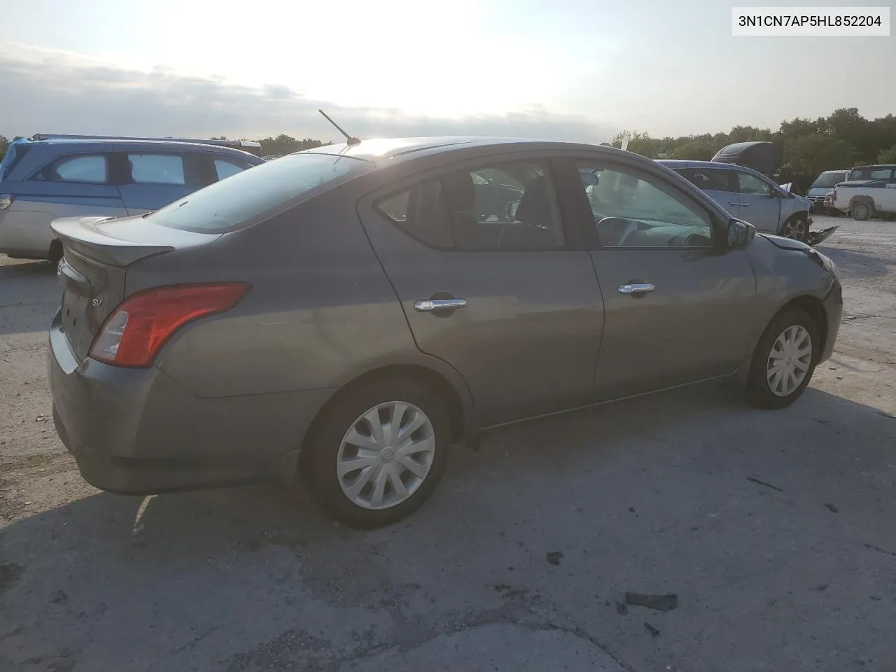 2017 Nissan Versa S VIN: 3N1CN7AP5HL852204 Lot: 66074404