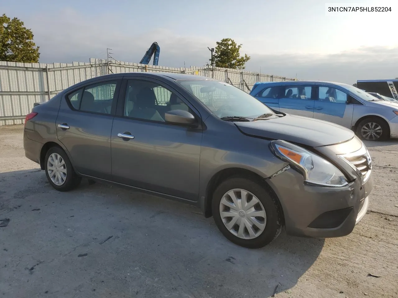 2017 Nissan Versa S VIN: 3N1CN7AP5HL852204 Lot: 66074404