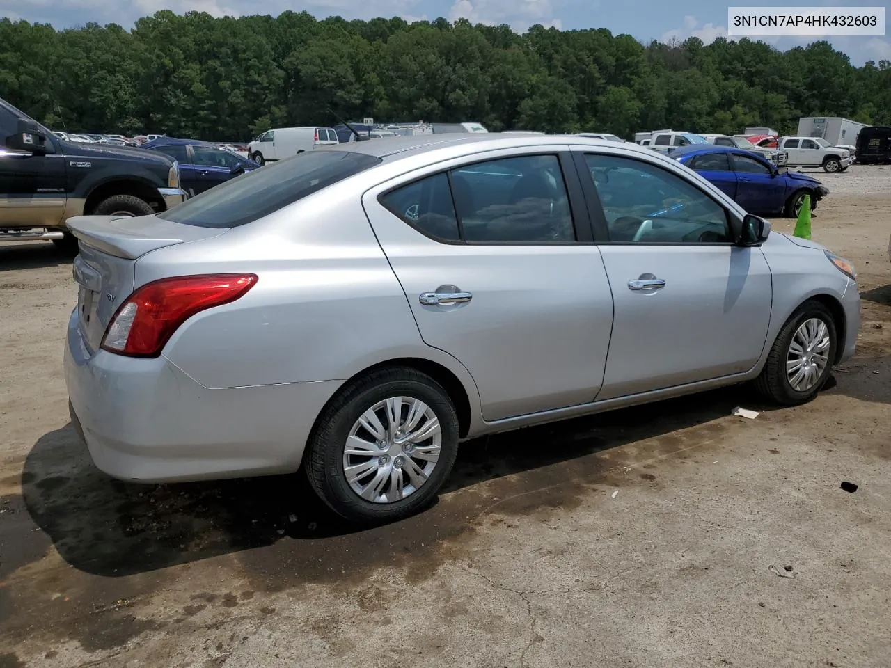 2017 Nissan Versa S VIN: 3N1CN7AP4HK432603 Lot: 66993404