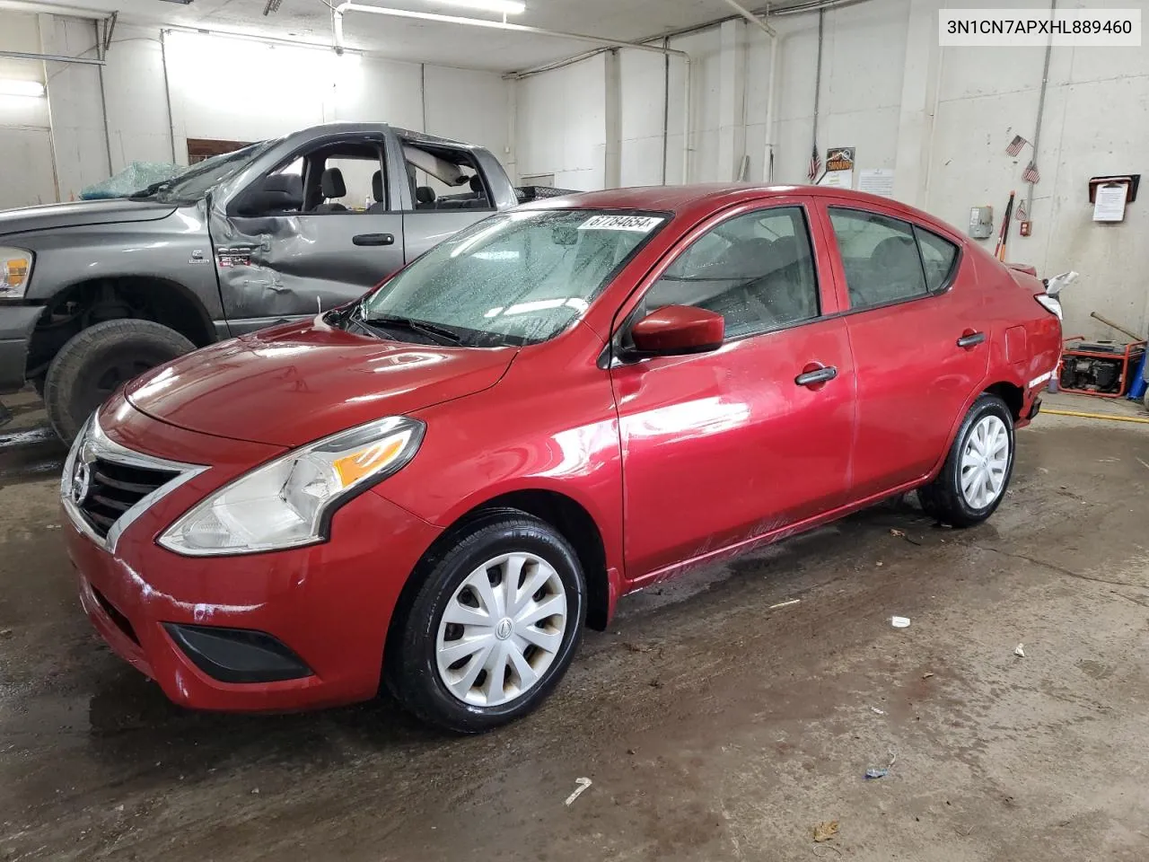 2017 Nissan Versa S VIN: 3N1CN7APXHL889460 Lot: 67784654