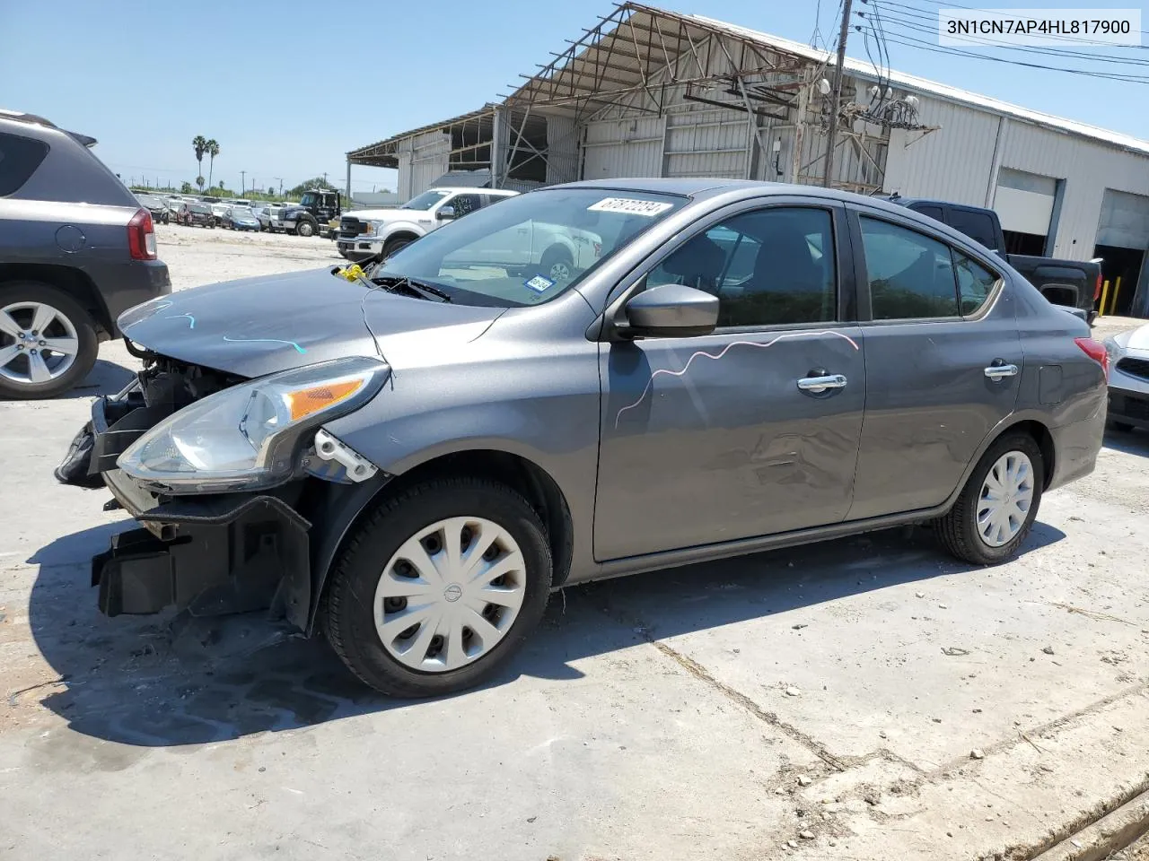 3N1CN7AP4HL817900 2017 Nissan Versa S