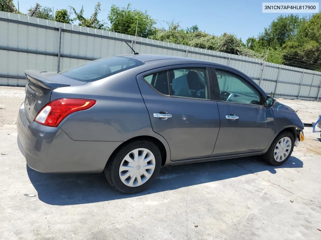 2017 Nissan Versa S VIN: 3N1CN7AP4HL817900 Lot: 67872234