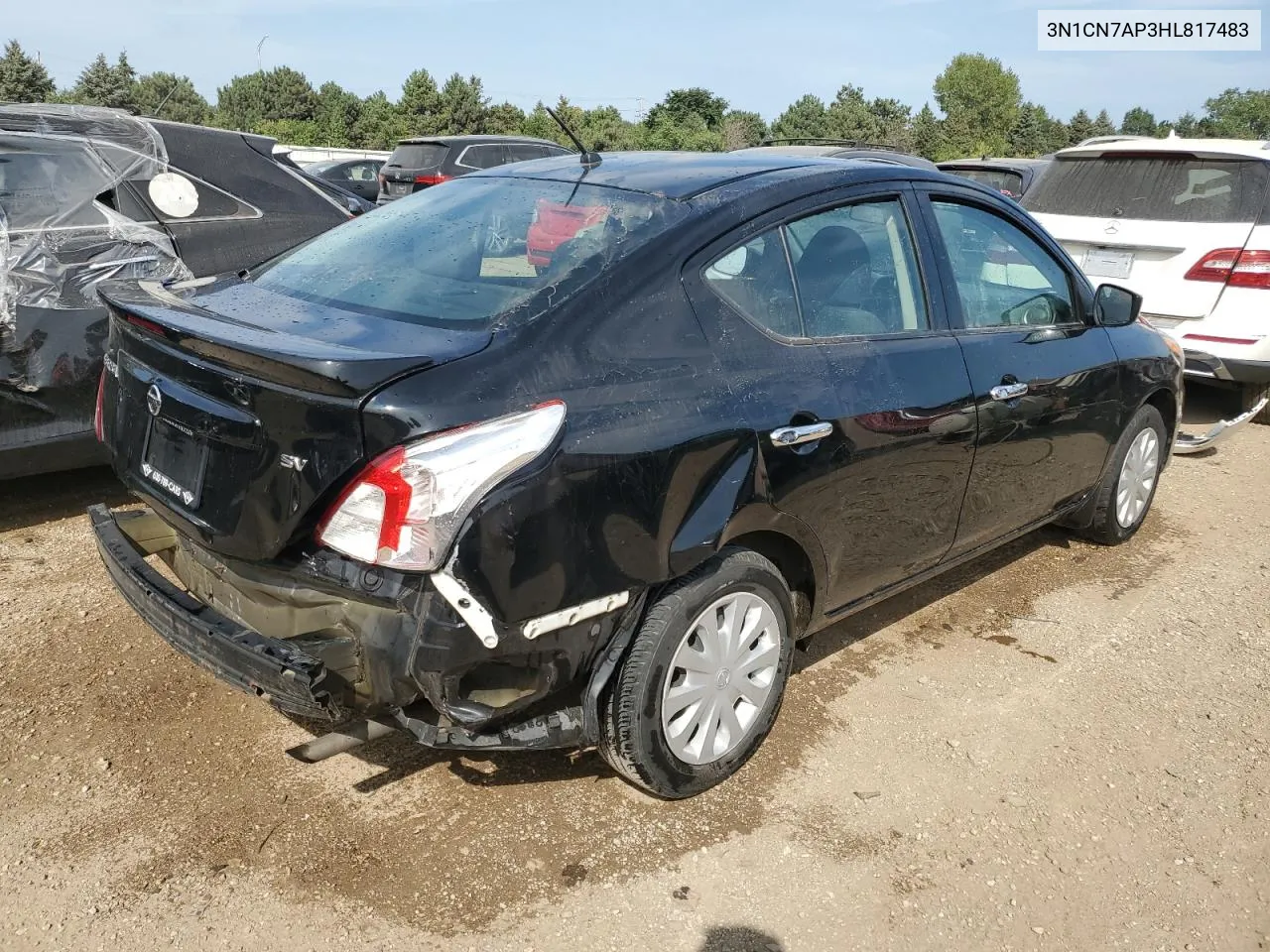 2017 Nissan Versa S VIN: 3N1CN7AP3HL817483 Lot: 67887244