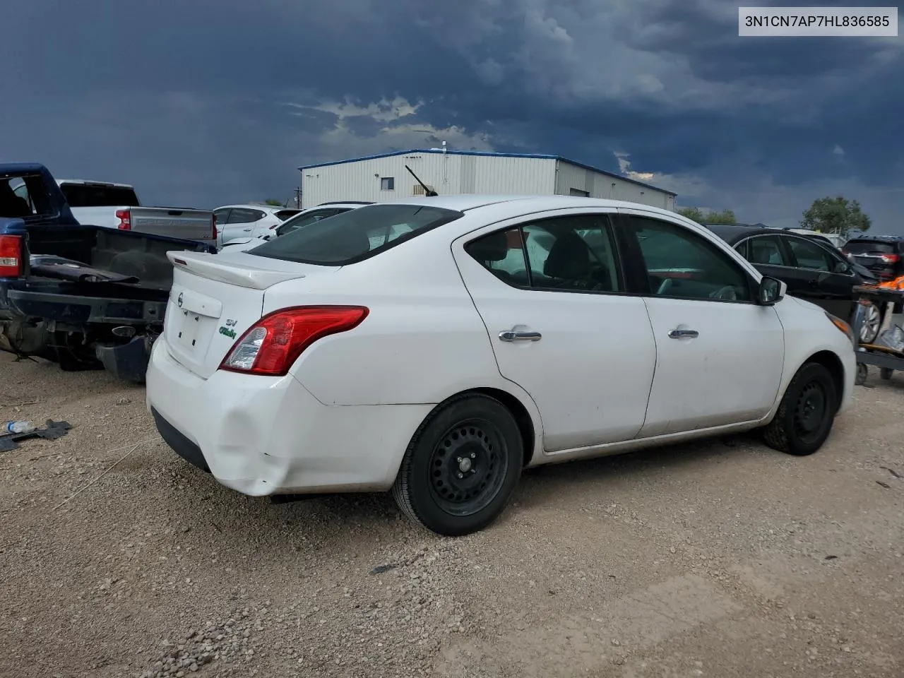 2017 Nissan Versa S VIN: 3N1CN7AP7HL836585 Lot: 68081574