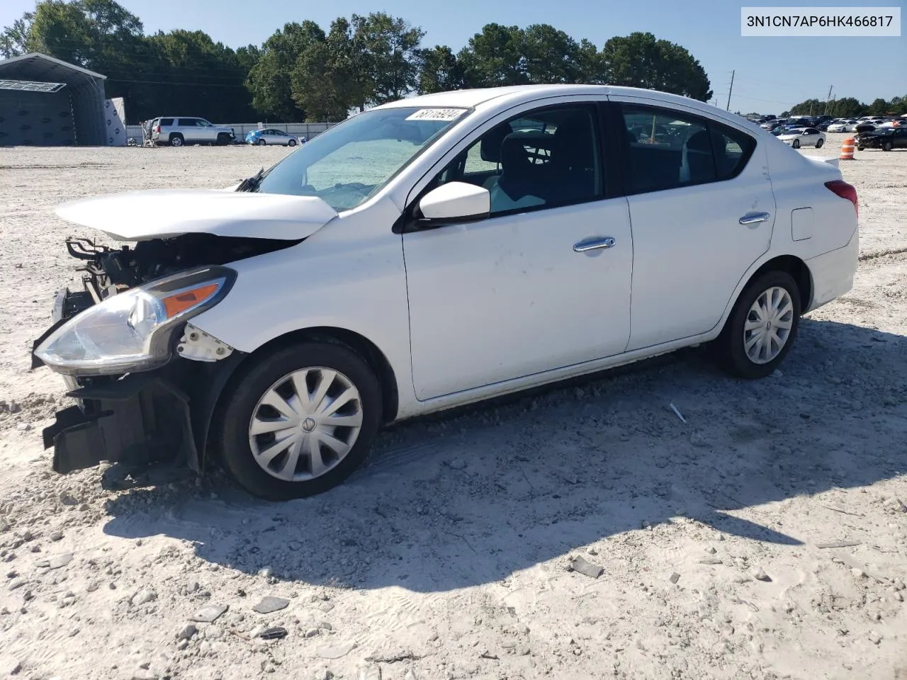 2017 Nissan Versa S VIN: 3N1CN7AP6HK466817 Lot: 68116924