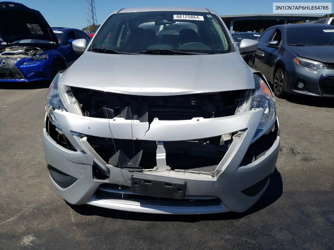 2017 Nissan Versa S VIN: 3N1CN7AP6HL854785 Lot: 68125864