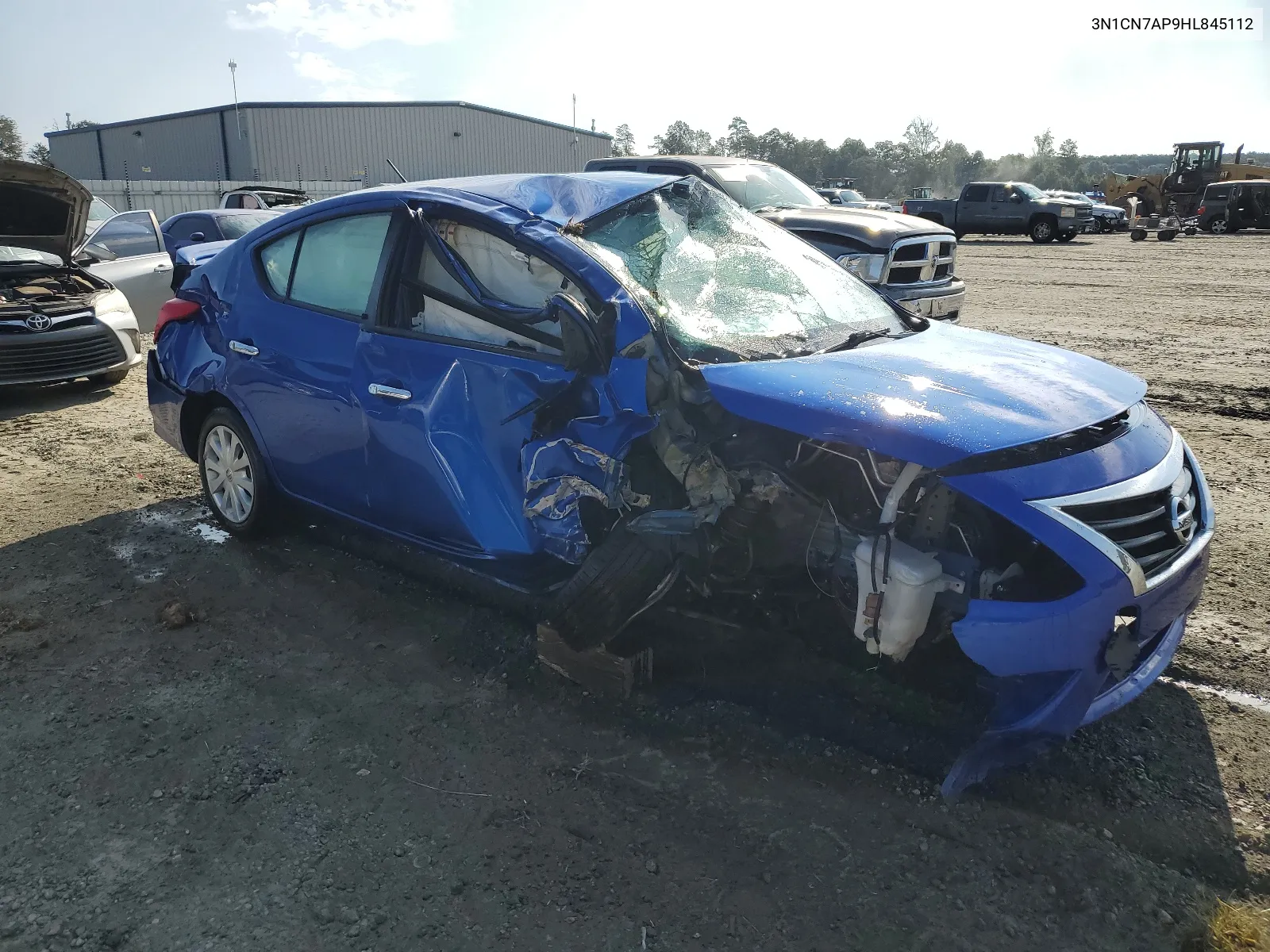 2017 Nissan Versa S VIN: 3N1CN7AP9HL845112 Lot: 68256534