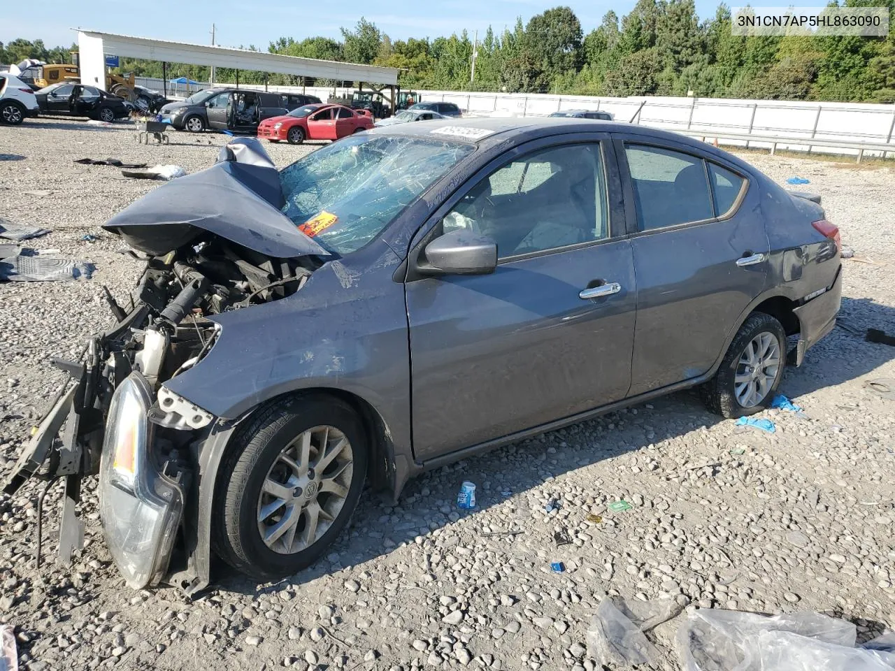 2017 Nissan Versa S VIN: 3N1CN7AP5HL863090 Lot: 68491504