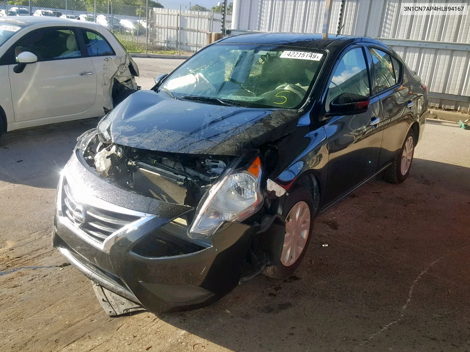 2017 Nissan Versa S VIN: 3N1CN7AP4HL894167 Lot: 69308654