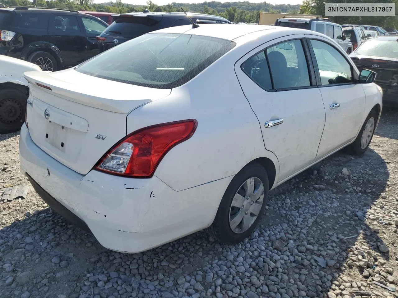 2017 Nissan Versa S VIN: 3N1CN7APXHL817867 Lot: 69563064