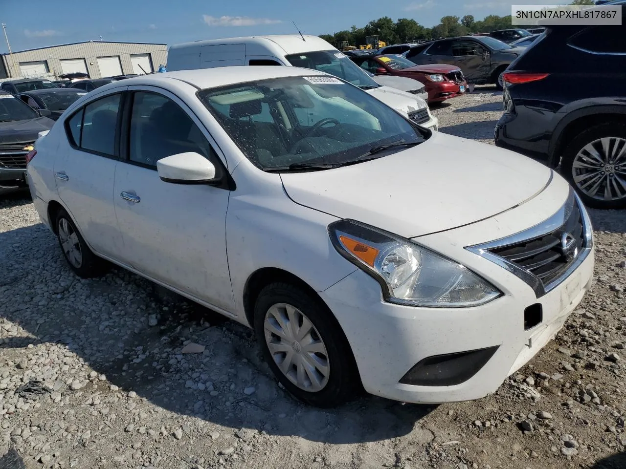 2017 Nissan Versa S VIN: 3N1CN7APXHL817867 Lot: 69563064