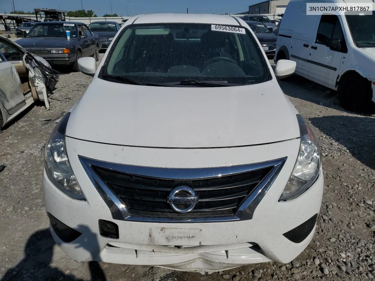 2017 Nissan Versa S VIN: 3N1CN7APXHL817867 Lot: 69563064