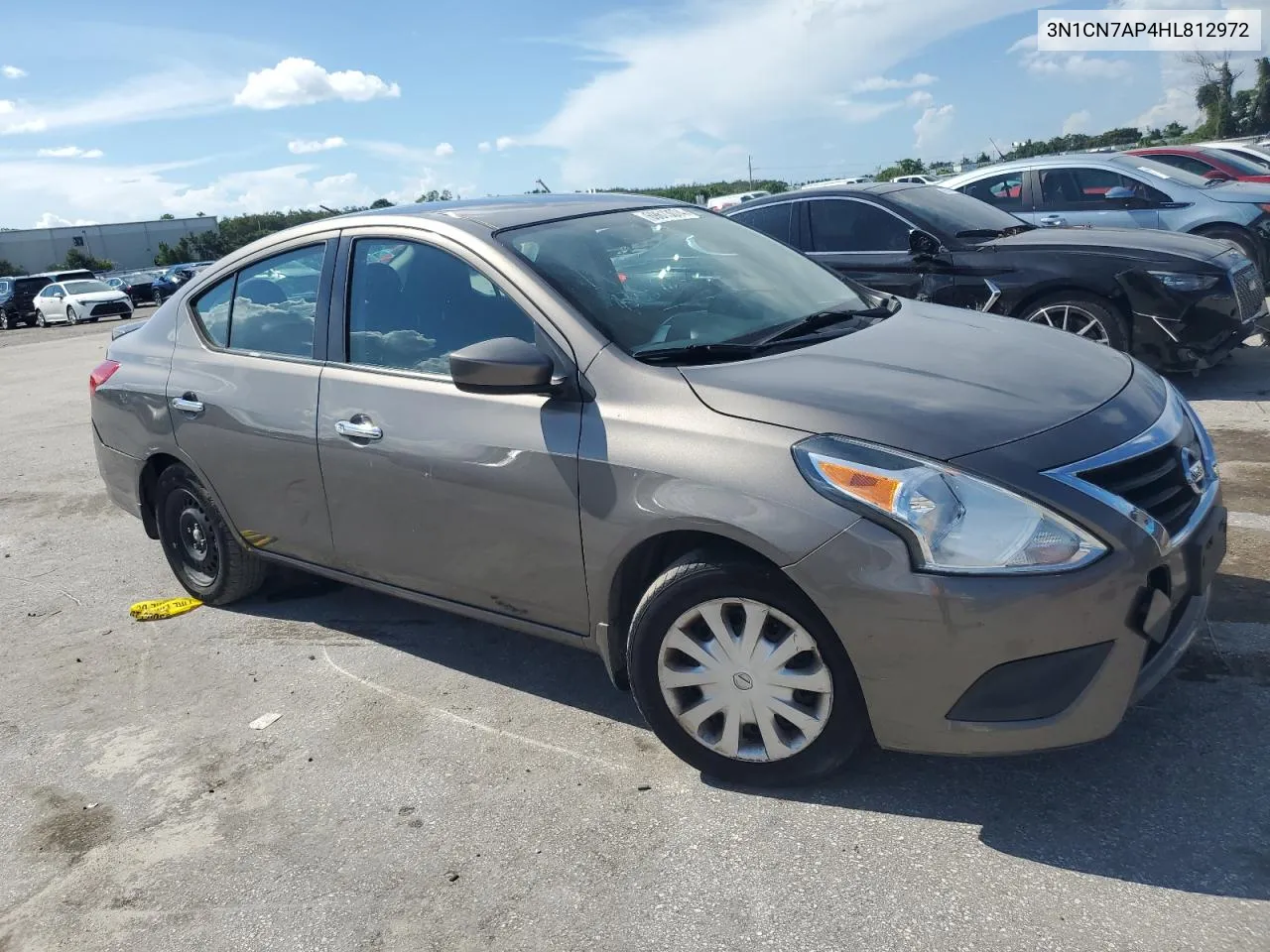 2017 Nissan Versa S VIN: 3N1CN7AP4HL812972 Lot: 69613074