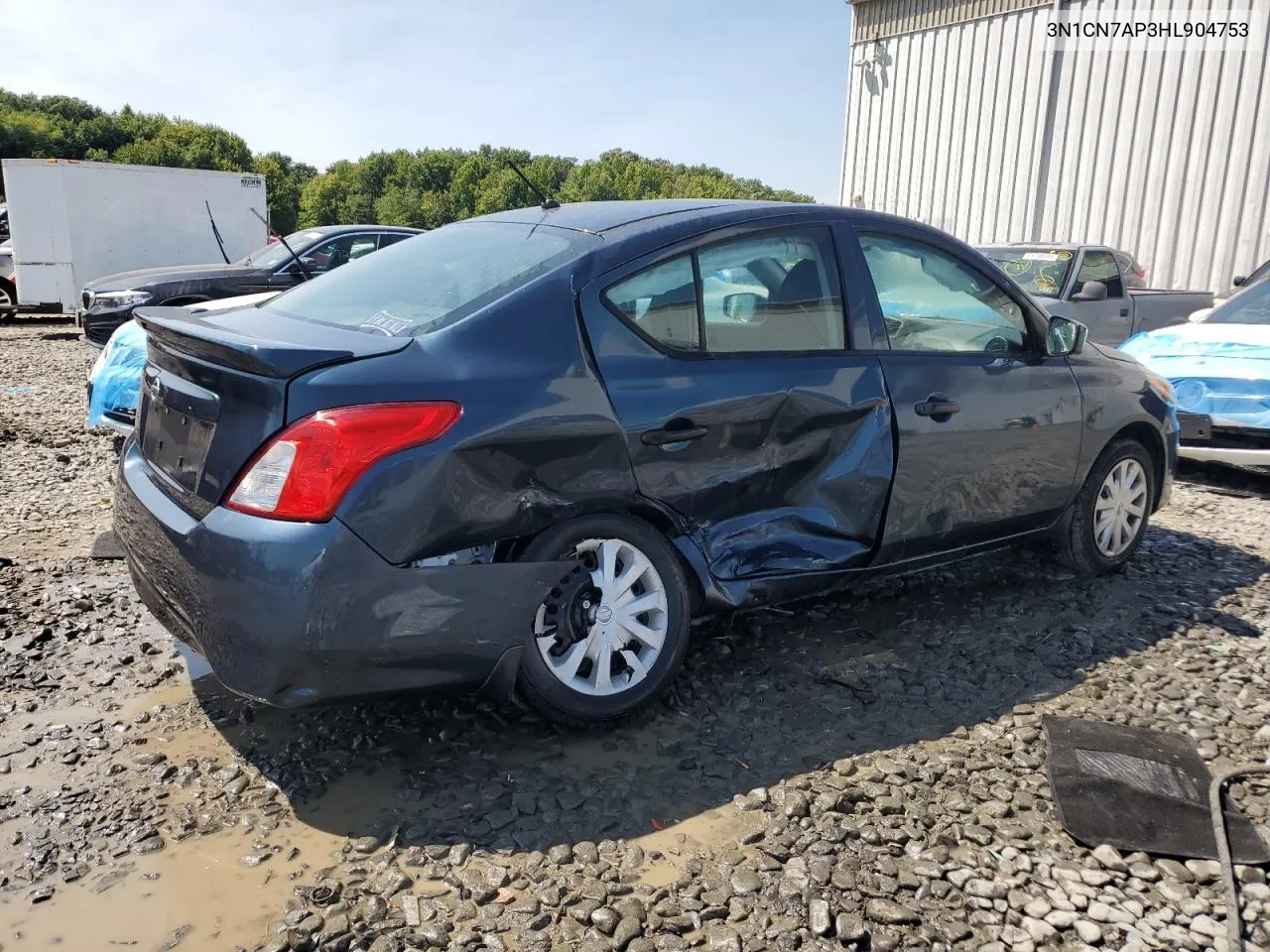 2017 Nissan Versa S VIN: 3N1CN7AP3HL904753 Lot: 69921124