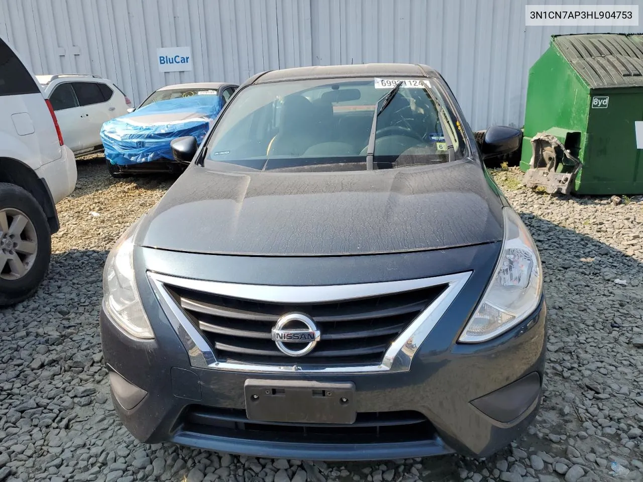 3N1CN7AP3HL904753 2017 Nissan Versa S