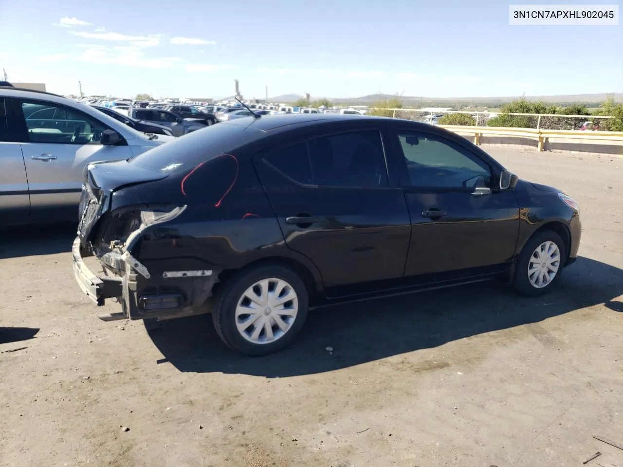 2017 Nissan Versa S VIN: 3N1CN7APXHL902045 Lot: 70019844