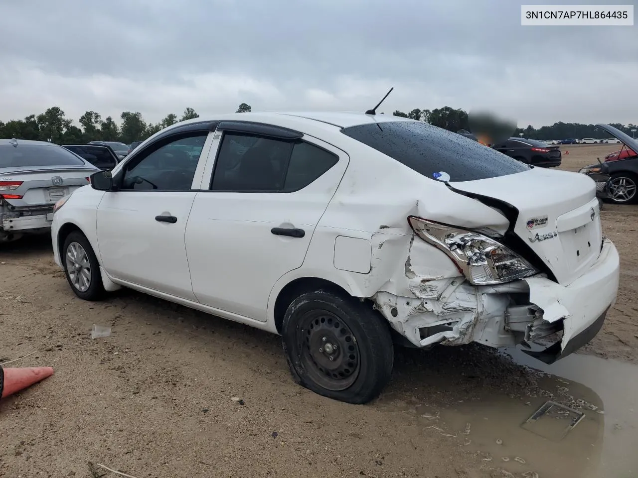 2017 Nissan Versa S VIN: 3N1CN7AP7HL864435 Lot: 70341064