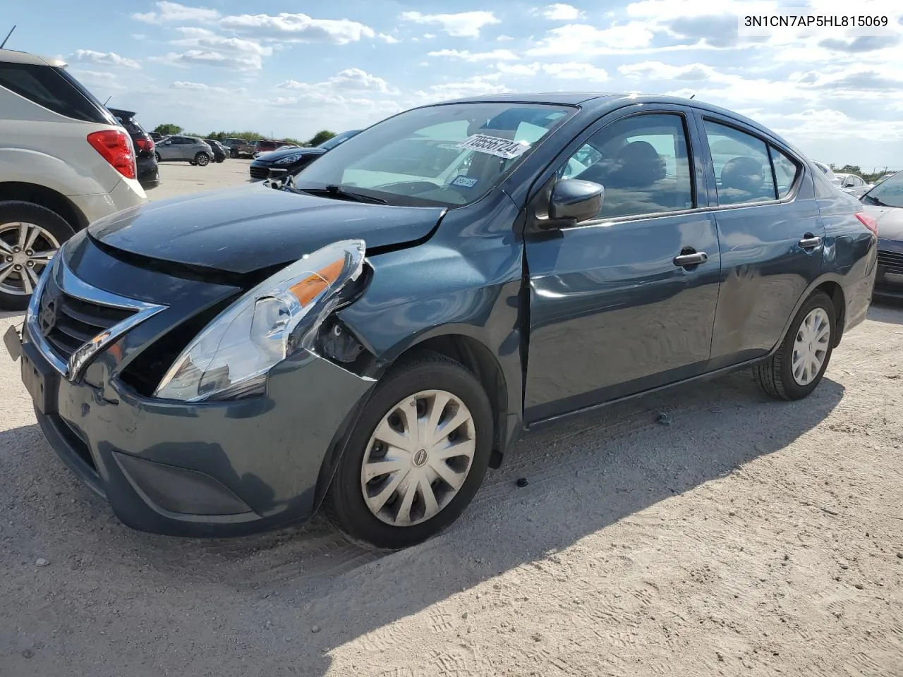 2017 Nissan Versa S VIN: 3N1CN7AP5HL815069 Lot: 70556724