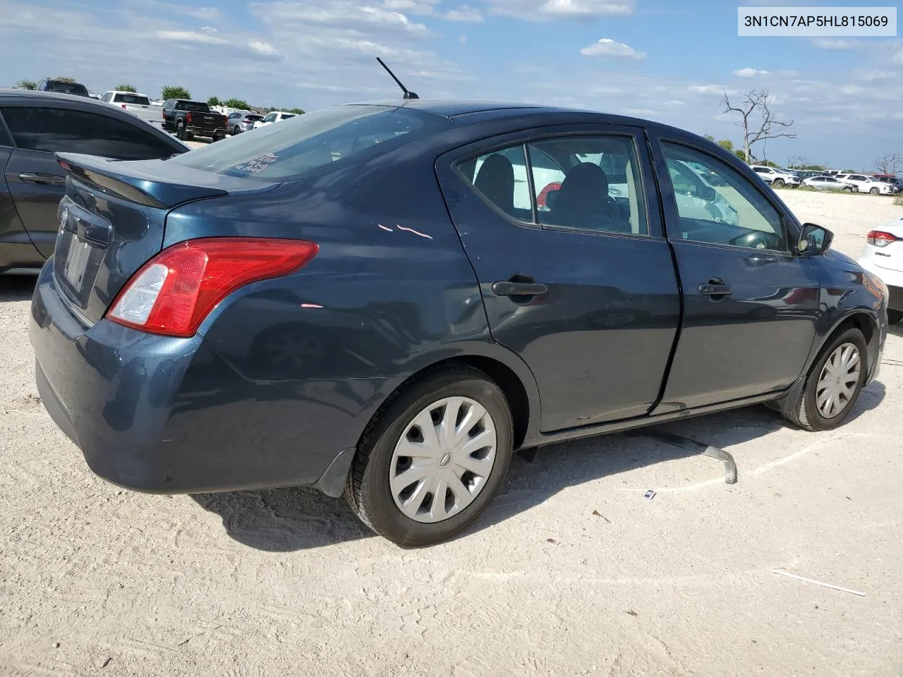 2017 Nissan Versa S VIN: 3N1CN7AP5HL815069 Lot: 70556724