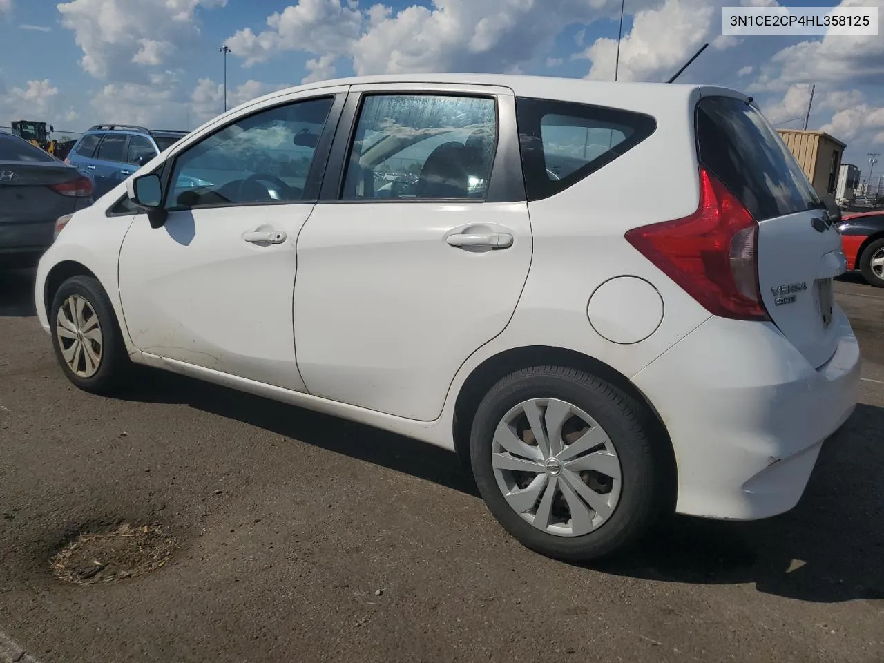 2017 Nissan Versa Note S VIN: 3N1CE2CP4HL358125 Lot: 70614814