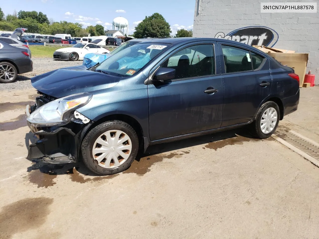 2017 Nissan Versa S VIN: 3N1CN7AP1HL887578 Lot: 70652174