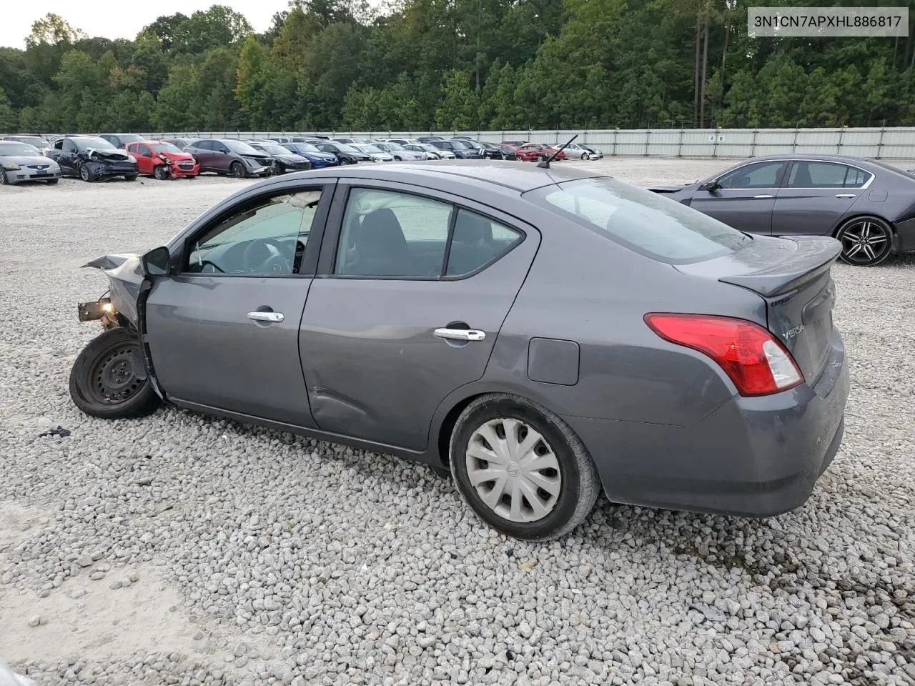 2017 Nissan Versa S VIN: 3N1CN7APXHL886817 Lot: 71009594