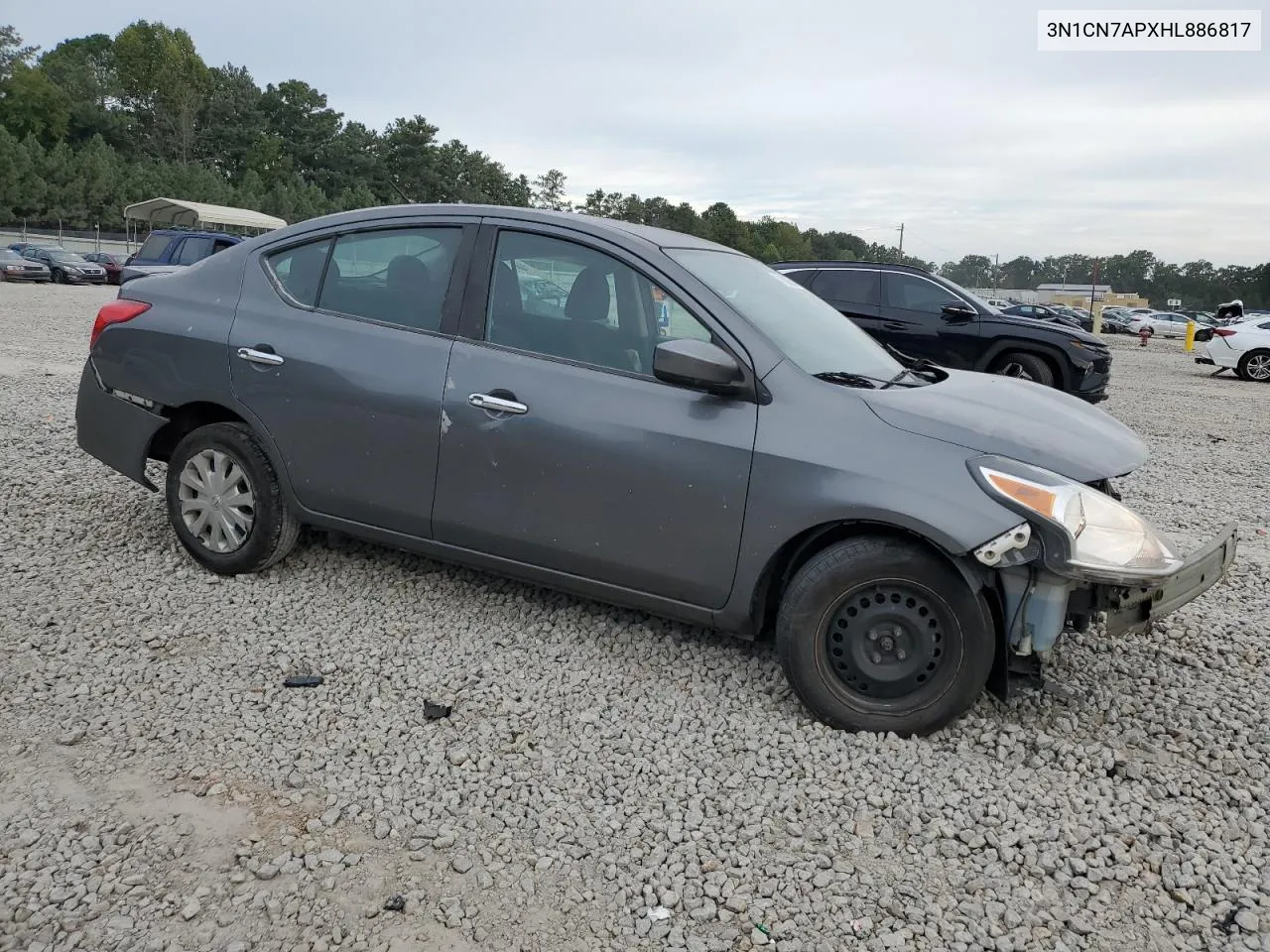 2017 Nissan Versa S VIN: 3N1CN7APXHL886817 Lot: 71009594