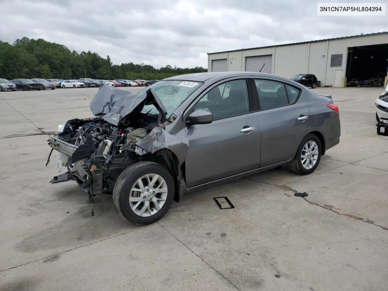 2017 Nissan Versa S VIN: 3N1CN7AP5HL804394 Lot: 71470474