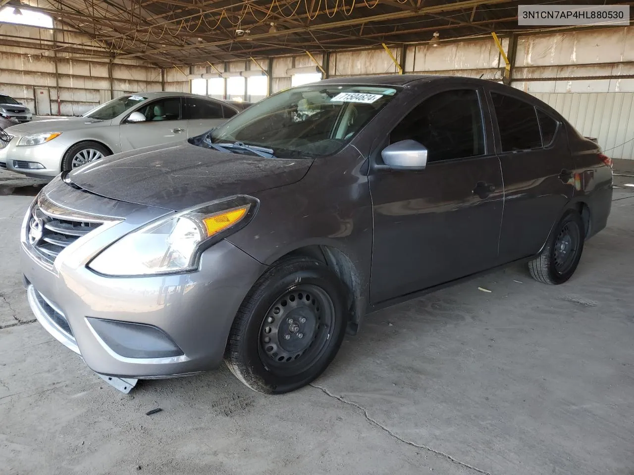 2017 Nissan Versa S VIN: 3N1CN7AP4HL880530 Lot: 71504624