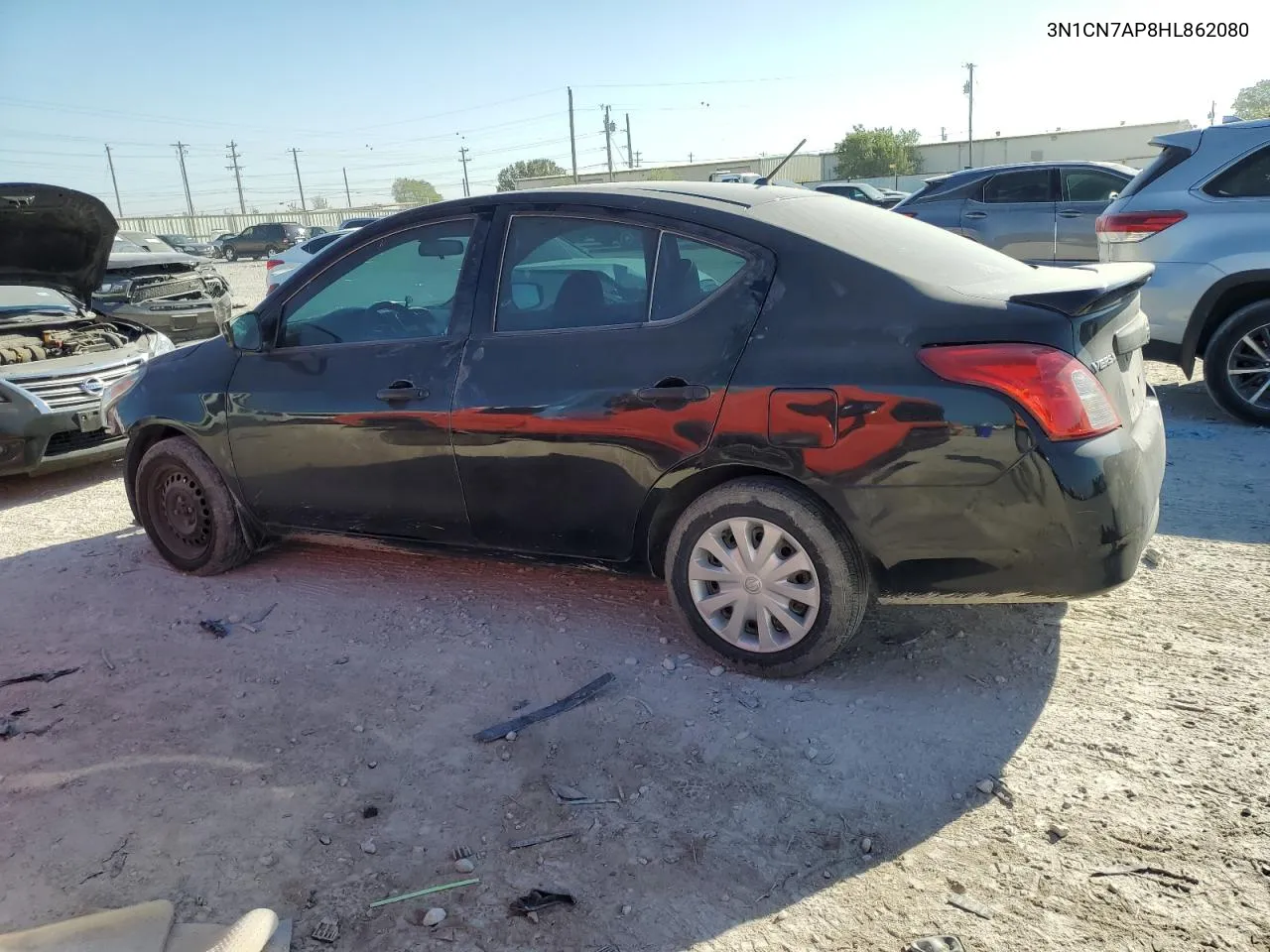 2017 Nissan Versa S VIN: 3N1CN7AP8HL862080 Lot: 72341794