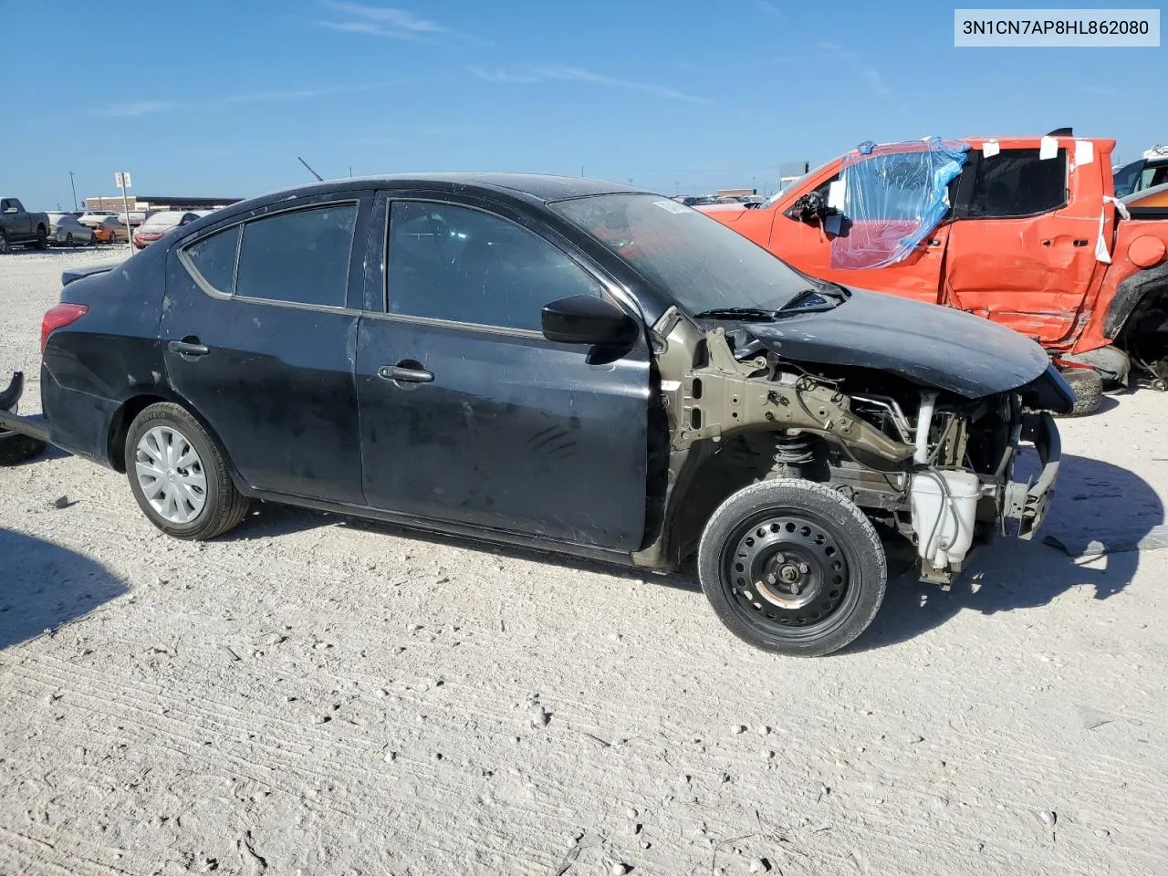 2017 Nissan Versa S VIN: 3N1CN7AP8HL862080 Lot: 72341794