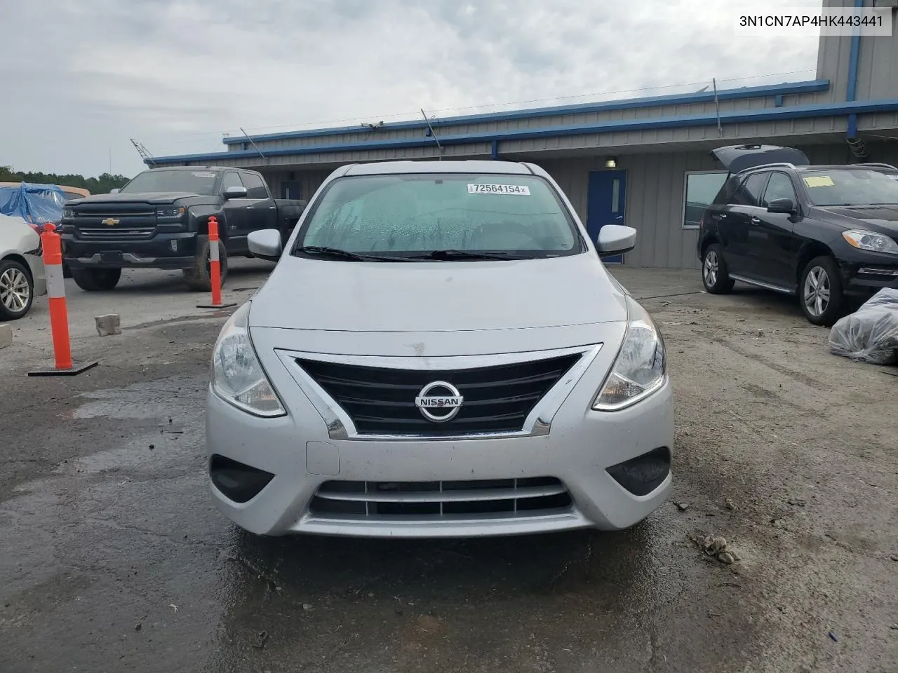 2017 Nissan Versa S VIN: 3N1CN7AP4HK443441 Lot: 72564154