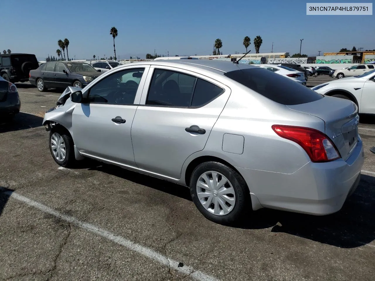 2017 Nissan Versa S VIN: 3N1CN7AP4HL879751 Lot: 72812984