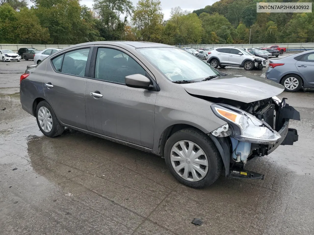 2017 Nissan Versa S VIN: 3N1CN7AP2HK430932 Lot: 72898204