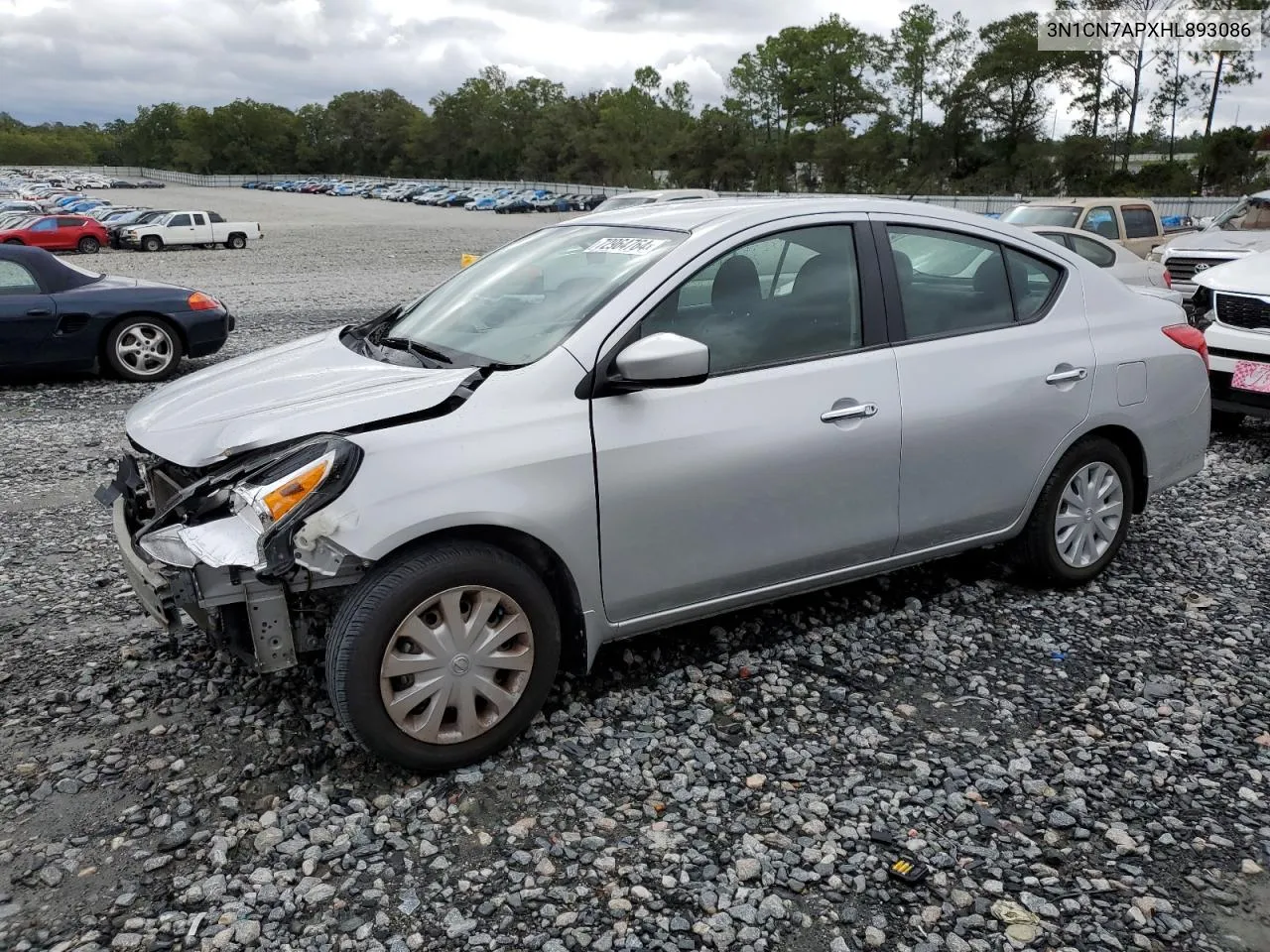 3N1CN7APXHL893086 2017 Nissan Versa S