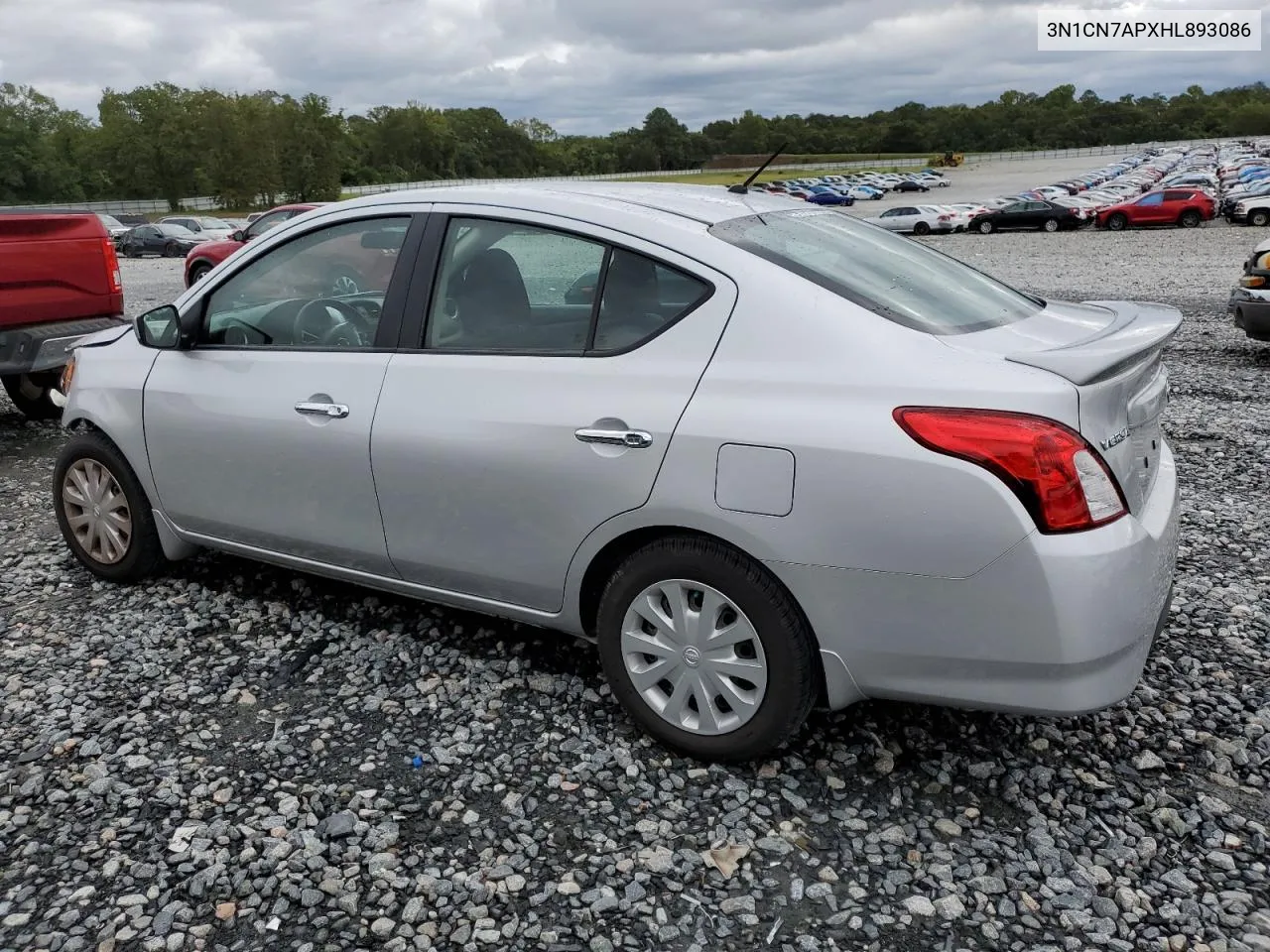 2017 Nissan Versa S VIN: 3N1CN7APXHL893086 Lot: 72964764