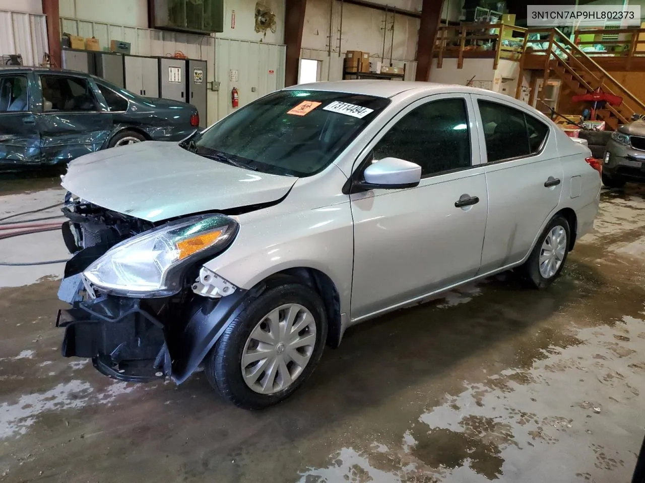 2017 Nissan Versa S VIN: 3N1CN7AP9HL802373 Lot: 73114494