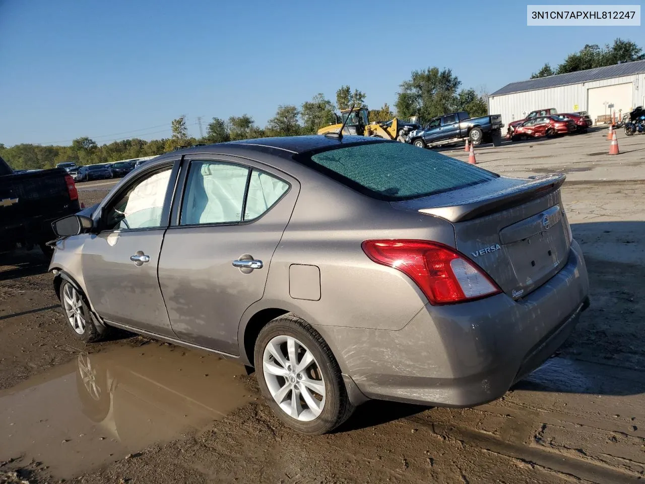 2017 Nissan Versa S VIN: 3N1CN7APXHL812247 Lot: 73124404