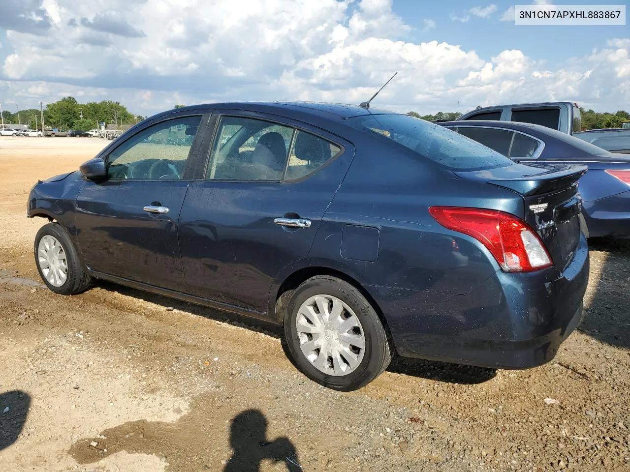 2017 Nissan Versa S VIN: 3N1CN7APXHL883867 Lot: 73380194