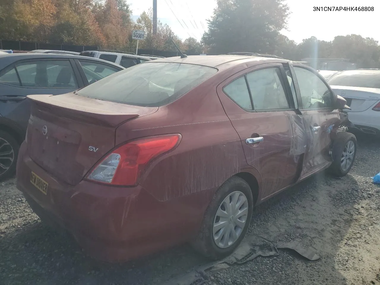 3N1CN7AP4HK468808 2017 Nissan Versa S