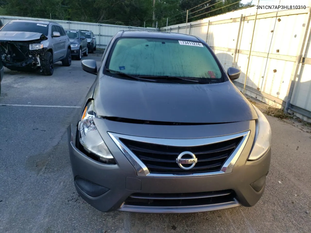 2017 Nissan Versa S VIN: 3N1CN7AP3HL810310 Lot: 73411274