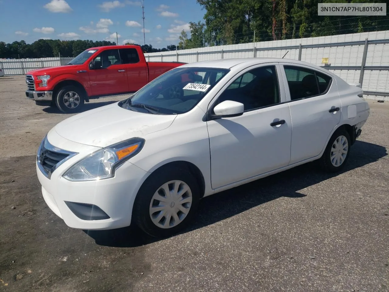 2017 Nissan Versa S VIN: 3N1CN7AP7HL801304 Lot: 73542144