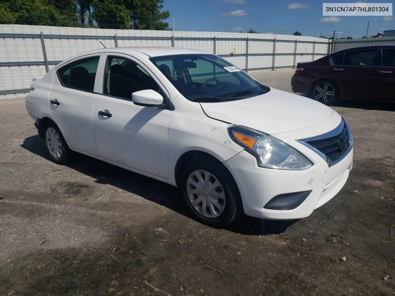 2017 Nissan Versa S VIN: 3N1CN7AP7HL801304 Lot: 73542144