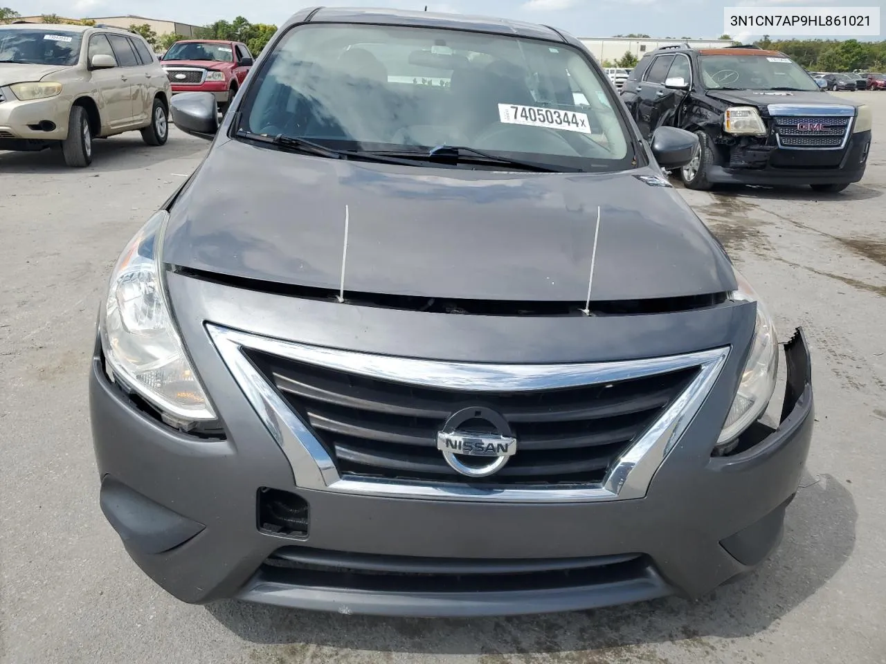 2017 Nissan Versa S VIN: 3N1CN7AP9HL861021 Lot: 74050344