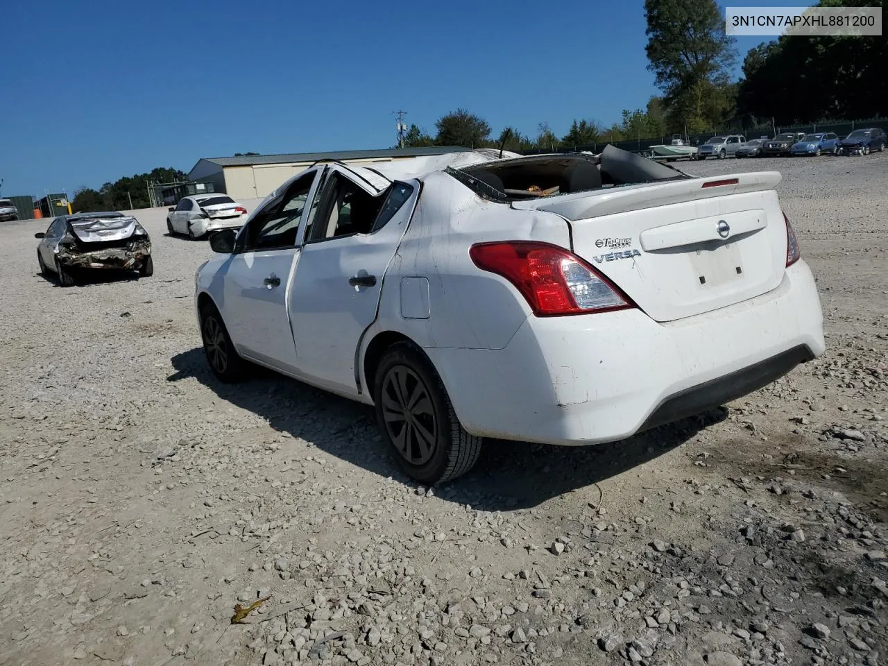 3N1CN7APXHL881200 2017 Nissan Versa S