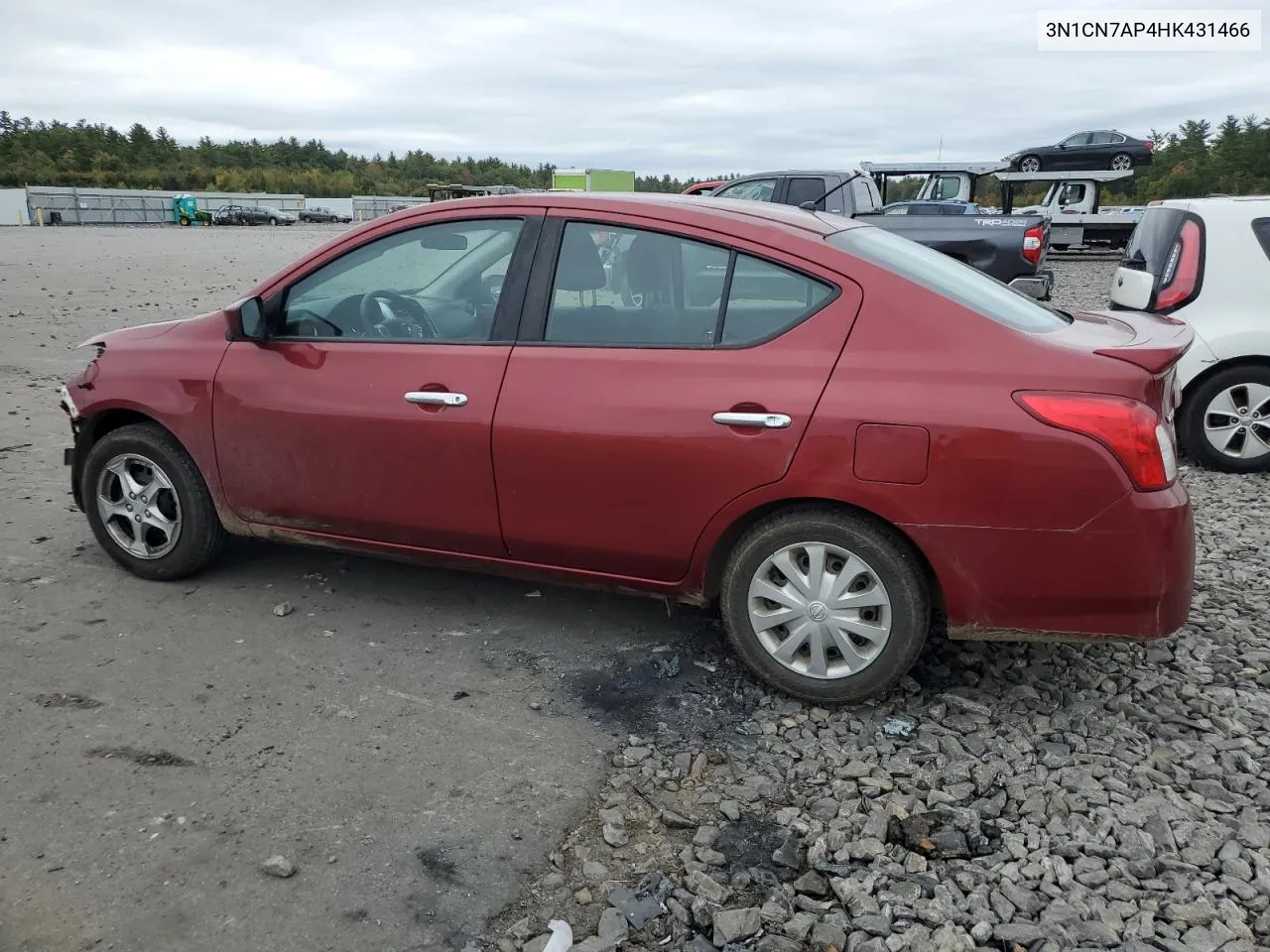 2017 Nissan Versa S VIN: 3N1CN7AP4HK431466 Lot: 74330684