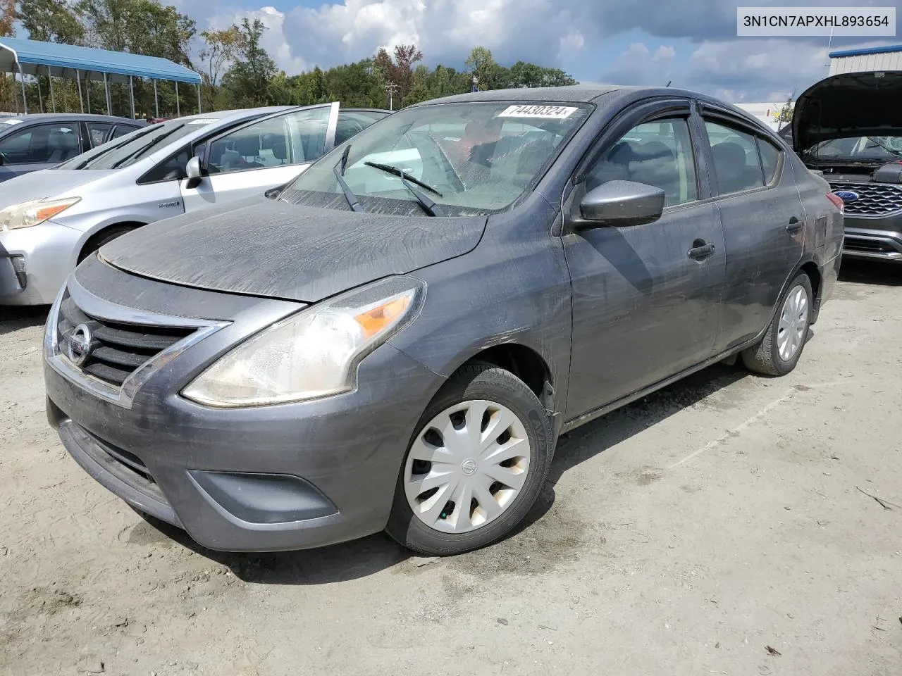 3N1CN7APXHL893654 2017 Nissan Versa S