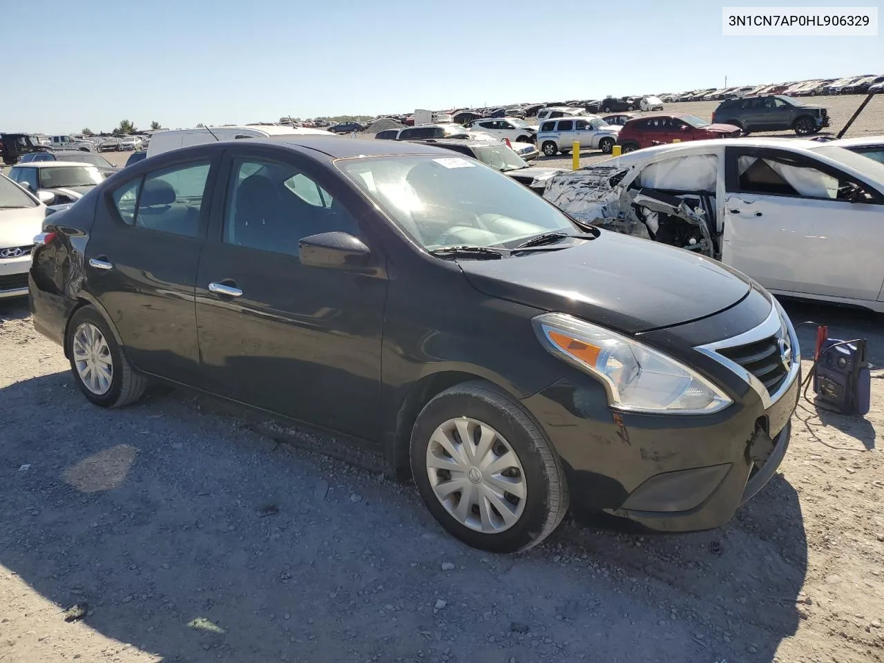 2017 Nissan Versa S VIN: 3N1CN7AP0HL906329 Lot: 74788534